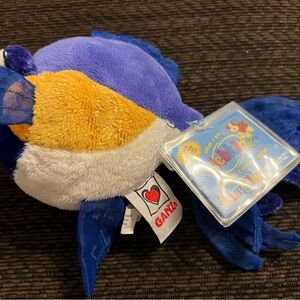 GANZ Webkinz Purple and Gold Plush Goldfish